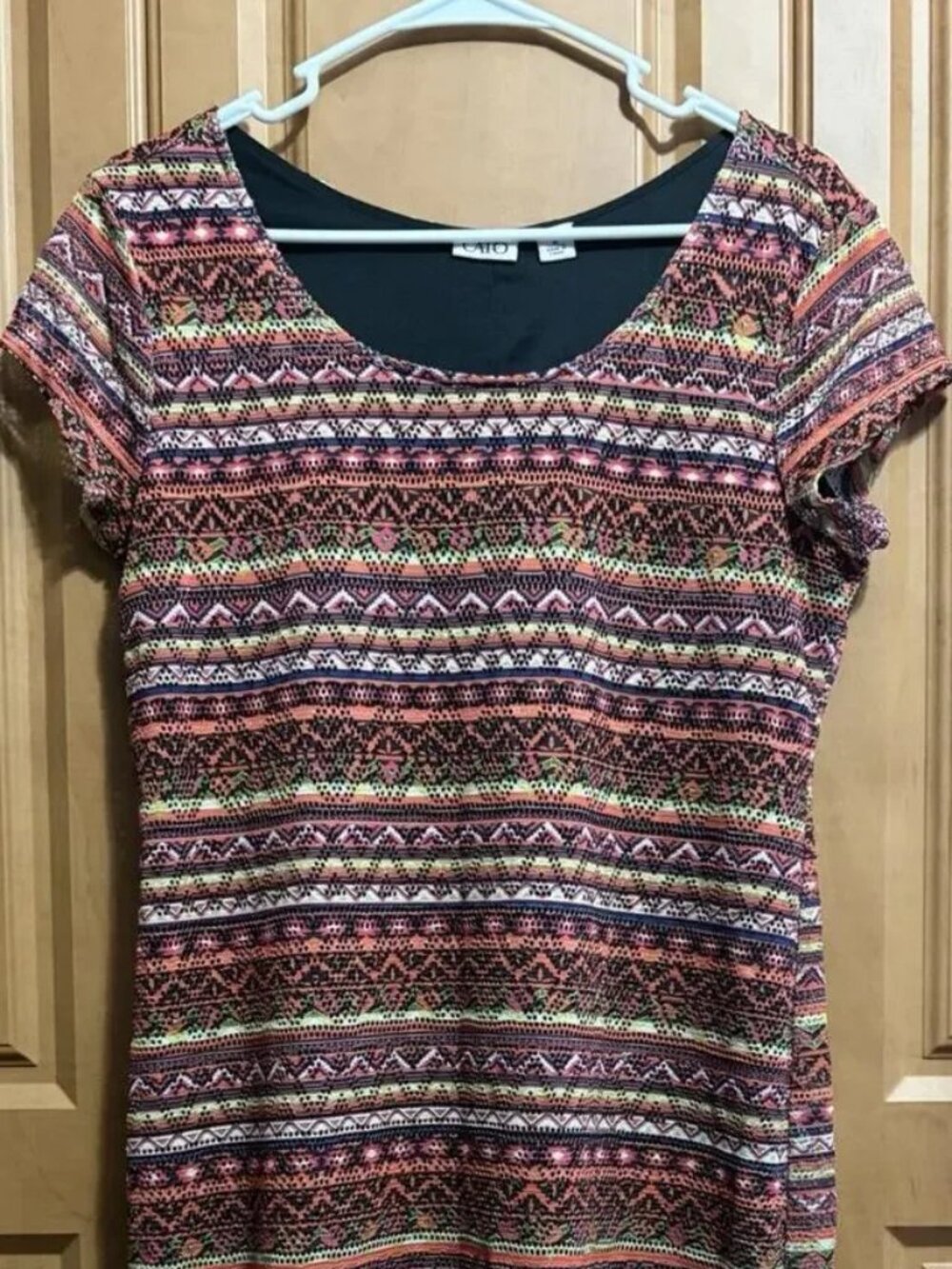 Cato Women's Dress Size Médium Multicolor Geometric Print